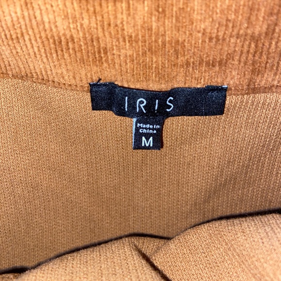 brown button front overalls corduroy cute y2k vintage dress mini hood core skirt - Picture 7 of 12